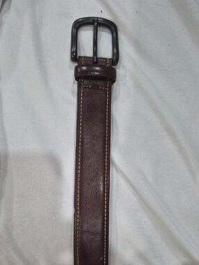 Columbia Classic Brown Leather Belt for Men Size Medium 34 - 36